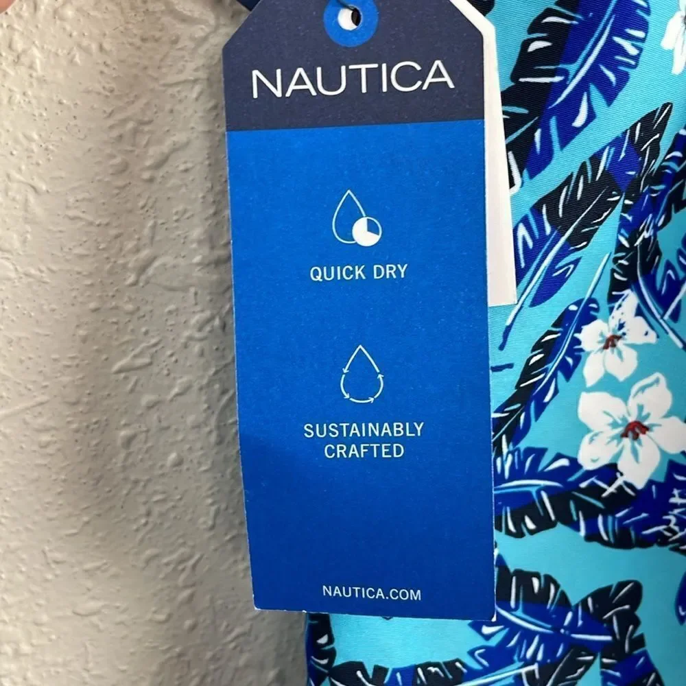 NWT Nautica Performance Swim Truncks Size L